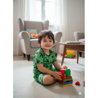 Imagem de Pijama Infantil Hulk Menino  Algodão  Tam 02 ao 12 - VELOUR PIJAMAS, V