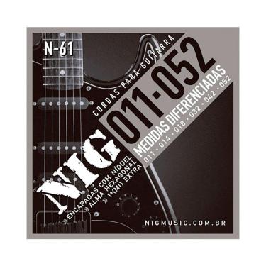 Imagem de Encordoamento P/ Guitarra Nig N61 0.11/0.52 - Ec0167