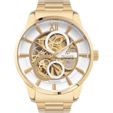 Imagem de Relógio Technos Masculino Automatico Dourado - G3265aq/1k