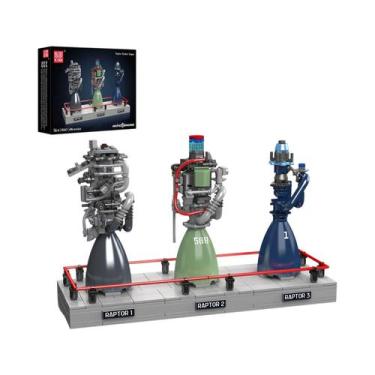 Imagem de Blocos De Montagem De Motor De Foguete DIY Para Crianças, Modelo Educa