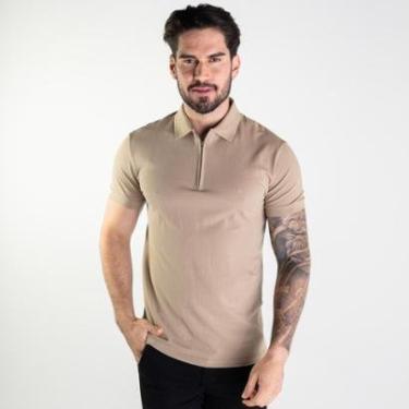Imagem de Camisa Polo Aramis Zíper Khaki-Masculino