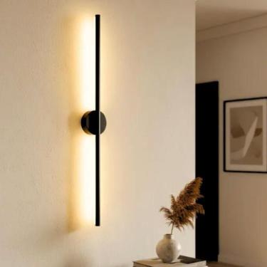 Imagem de Luminária Arandela 60cm Parede 24 Watts Barra LED Tubo 3 Cores Multite