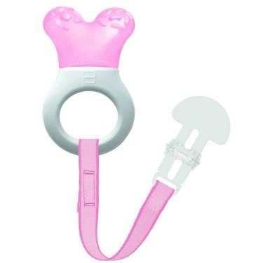 Imagem de Mordedor MAM Mini Cooler e CLIP 4 Meses + Rosa