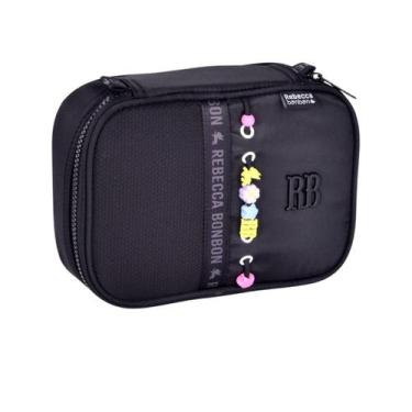 Imagem de Estojo Box Rebecca Bonbon 36 Pens Meninas Escolar - Clio Style, Preto