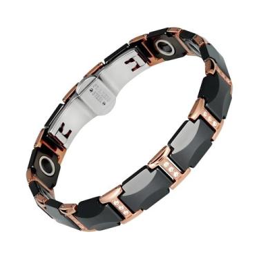 Imagem de Pulseira De Cerâmica Premium Unissex Com Design De Lua Crescente ARADO