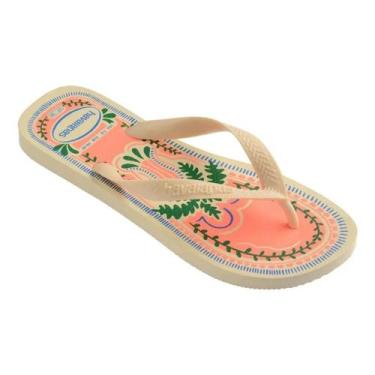 Imagem de Chinelo Feminino Havaianas Top Summer Vibes Original Cor:Buttler Cream