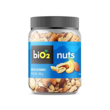 Imagem de Mix de Castanhas biO2 Snack Nuts, Pote 450 g - Vegano e sem Glúten