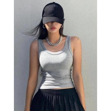 Imagem de Camisola Sem Mangas Feminina De Verão, Respirável E Confortável, Top D