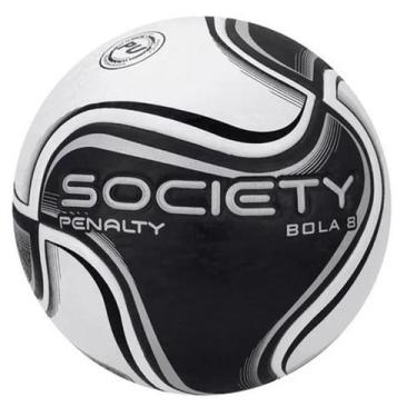Imagem de Bola penalty futebol society 8 x, Branco, Preto, UN