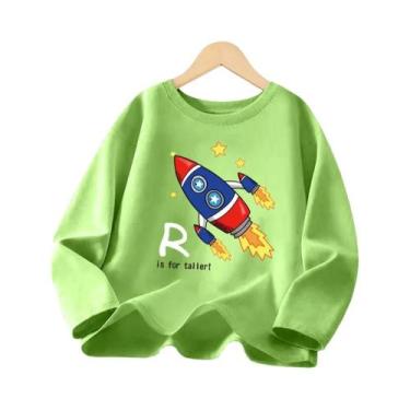 Imagem de Camiseta De Manga Comprida Para Bebês Meninos, Primavera E Outono, Des