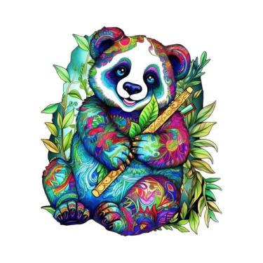 Imagem de Quebra-Cabeça De Madeira DIY Para Adultos E Crianças, Cão E Elefante, 