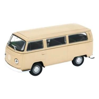 Imagem de Miniatura 1972 Volkswagen T2 Kombi Bege 1 64 California - Califórnia t