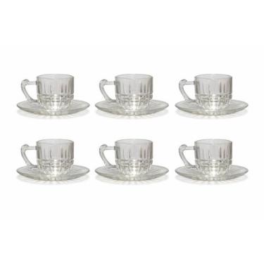 Imagem de Conjunto 6 Xícaras com Pires Lisboa 230ml  Mek - Mek Jolitex