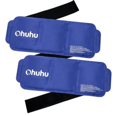 Imagem de Envoltura de Paquete de Hielo Ohuhu 2 piezas Reutilizable para Terapia