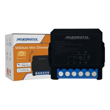Imagem de Mini Módulo Dimmer Inteligente Zigbee  1 Canal Novadigi 1 Canaal127/220v MS-DMZB-1