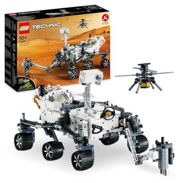 Imagem de LEGO Technic NASA Mars Rover Perseverance Maquete espacial com experiência de aplicação AR, brinquedo de construção ciência e engenharia de veículos, presente para meninos e meninas de 10 anos ou