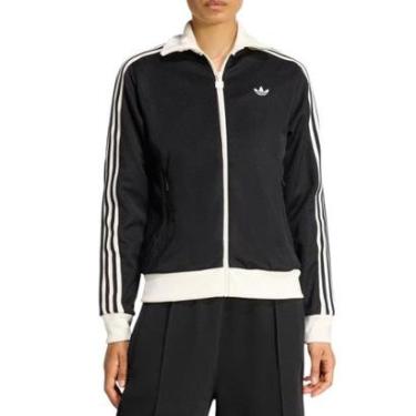 Imagem de Jaqueta Adidas Classic Track Black White-Feminino