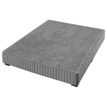 Imagem de Base Cama Box Casal Americanflex 25x138x188cm Diamante, Cinza, Casal