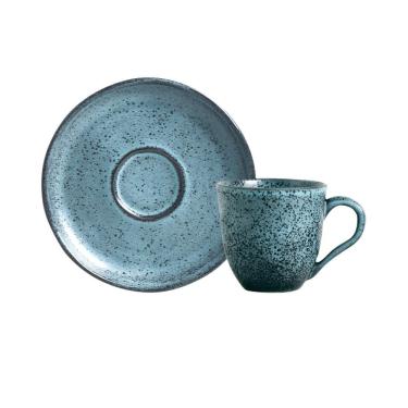 Imagem de Conjunto com 6 Xícaras de Café com Pires Bio Night Sky 120ml