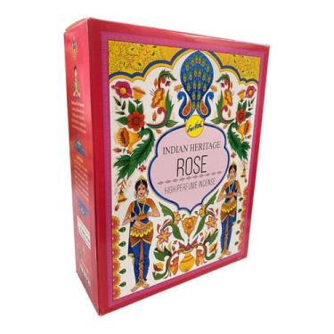 Imagem de Incenso Indian Heritage Rosas Massala 12 Cxs Com 10 Varetas - Lua Míst