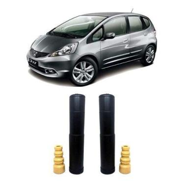Imagem de 2 Batente Coifa Amortecedor Traseiro Honda Fit 2012 2013 14 - QualyKit