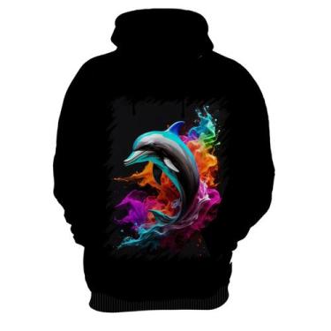 Imagem de Blusa de Frio Golfinho Inteligência Arte Pintura 1 - Kasubeck Store, M