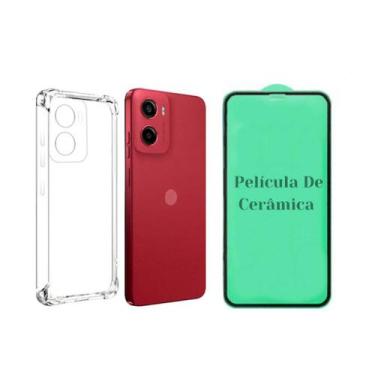 Imagem de Capa TPU Transparente + Película Cerâmica Moto G05 - Pop Shope