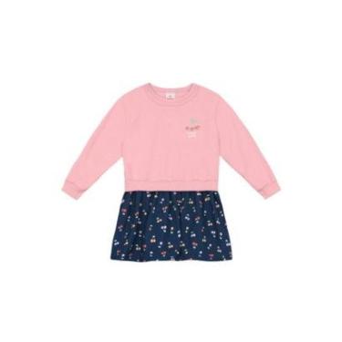 Imagem de Vestido infantil menina de cerejinha Brandili-Feminino