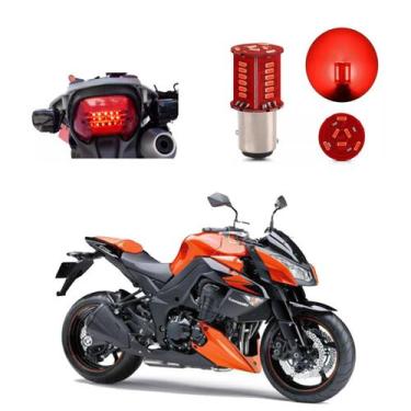 Imagem de Lâmpada Led Freio 2 Polos Sequencial Strobo Moto Z 1000 2004 2005 2006