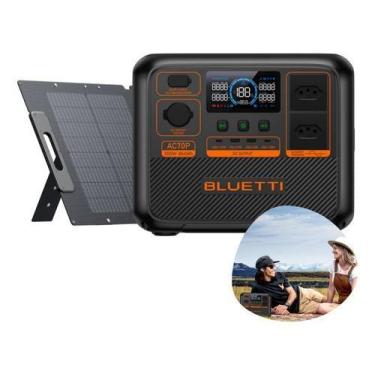 Imagem de Kit Estação Energia Gerador Bluetti Ac70p E Placa Solar 200w, 110V