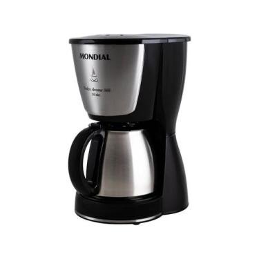 Imagem de Cafeteira Elétrica Mondial C-37ji-30x 220v Preto/inox, Preto, 220V