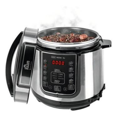 Imagem de Panela De Pressão Elétrica 5 Litros Kian Inox 127v, 110V