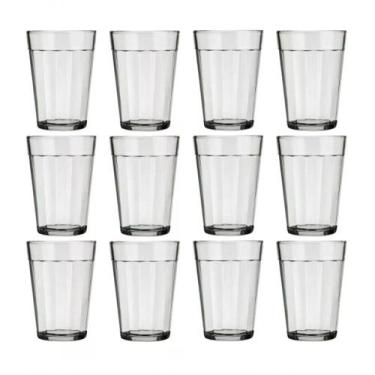 Imagem de Jogo 12 Copos De Vidro Americano Tradicional Nadir Figueiredo 190ml Ce