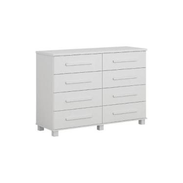 Imagem de Cômoda 8 Gavetas San Marino - Leifer, Branco