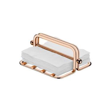 Imagem de Porta Guardanapo Pequeno ROSE GOLD 1611RG FUTURE
