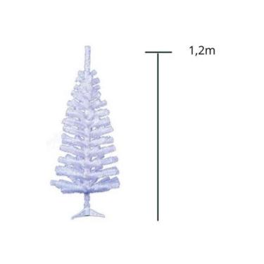 Imagem de Arvore De Natal Pinheiro 120cm Branca 94931 - Travagin