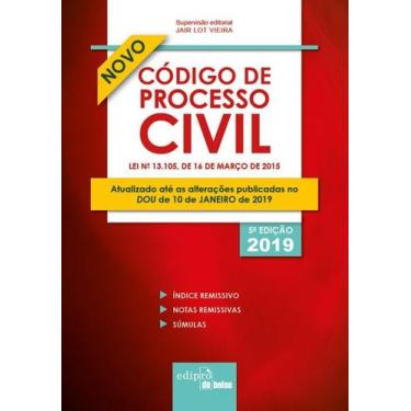 Imagem de Livro - Código de processo civil 2019 - Mini
