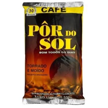 Imagem de Café Moído Torrado Tradicional Pôr Do Sol 500g - Café Pôr do Sol