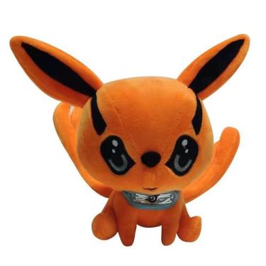 Imagem de Boneco Pelucia Kurama Anime Naruto Nove Caldas Colecionavel - ACTION F