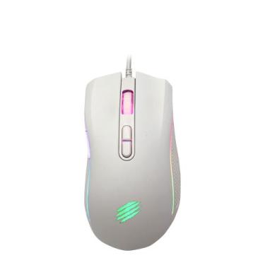Imagem de Mouse Gamer Onyx Branco Led 7 Botões 6.400 Dpi Oex Ms-324