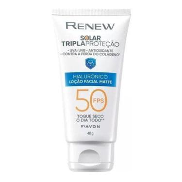 Imagem de Renew Solar Advance Matte Hialurônico Fps 50 Avon