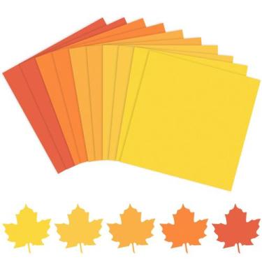 Imagem de Papel cartolina Whaline 50 folhas 30x30cm, cores variadas