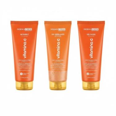 Imagem de Kit Vitamina C Dermachem - Sabonete, Esfoliante e Gel - Demarchem