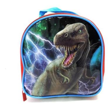 Imagem de Lancheira Térmica Infantil Dinossauro Rex Alças Yepp Kids Azul