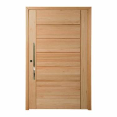Imagem de Kit Porta Pivotante Maciça de Eucalipto 214x109x14cm PM58 Quartier Cru