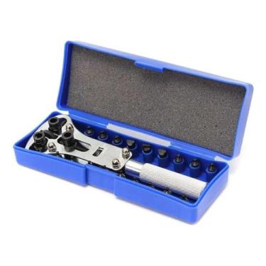 Imagem de Kit Ferramenta Reparo Troca Bateria Relogio C/estojo - zenon