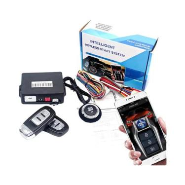 Imagem de Sistema De Alarme Para Carro Com Chave Inteligente Universal E Kit De 