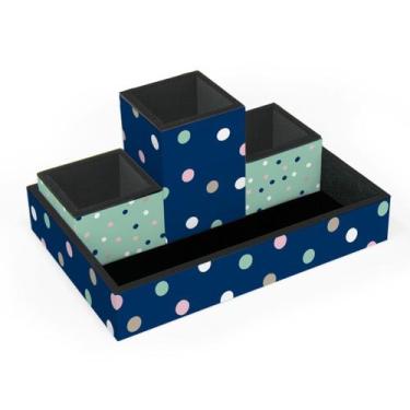 Imagem de Organizador de Mesa Poá Luxo Fina Ideia