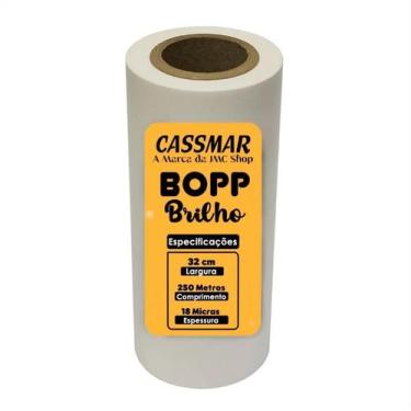 Imagem de Bopp Brilho Para Laminação A3 Bobina 32cmx250m Cassmar 01 Un