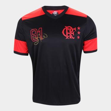 Imagem de Camiseta Retrô Flamengo Nova Zico 10 Masculina-Masculino